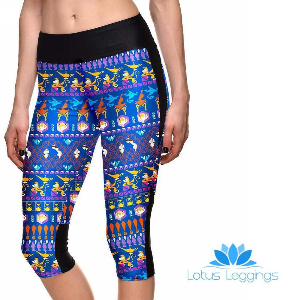 NWT Disney Aladdin Capri leggings